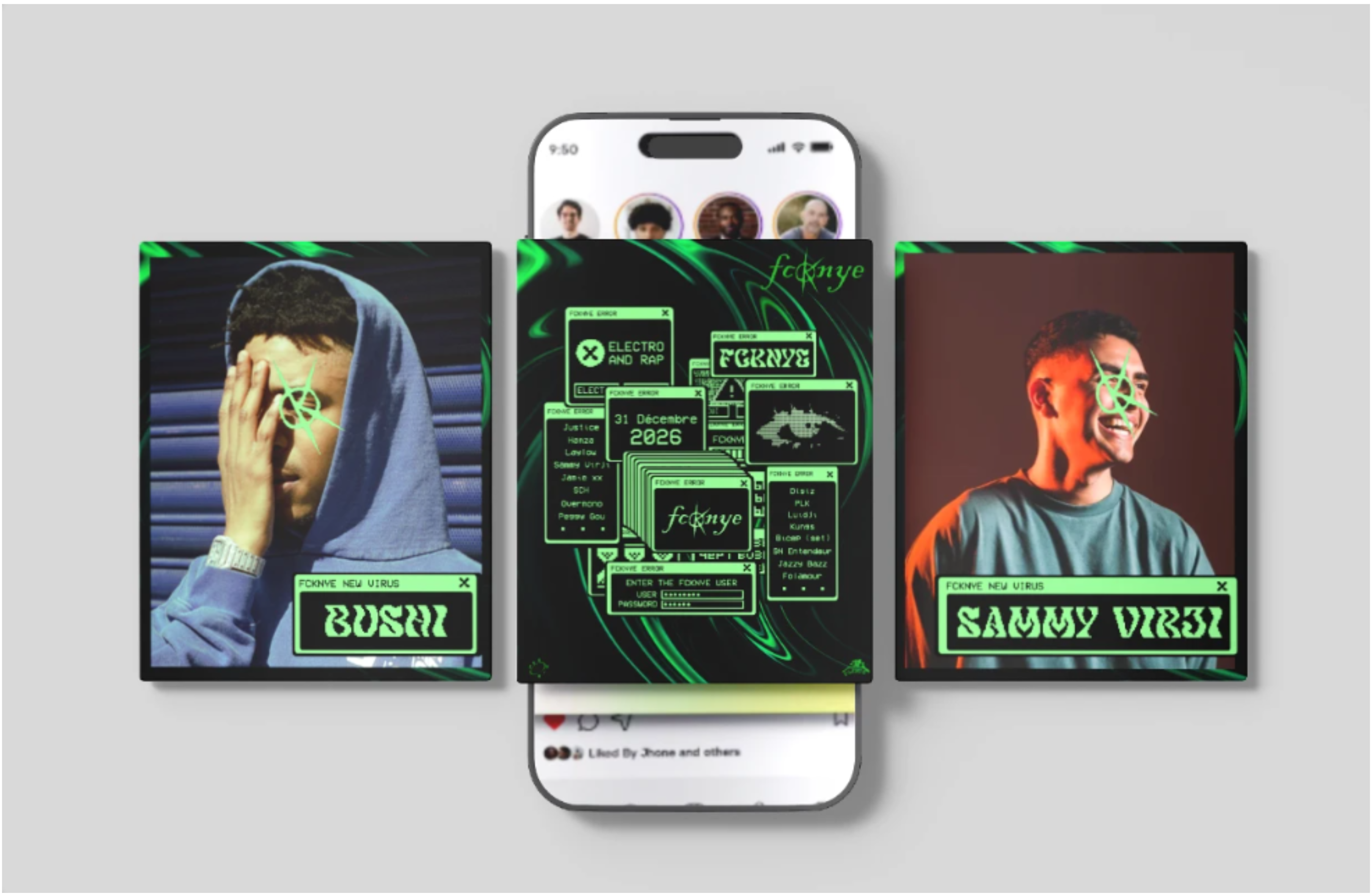 Mockup 1 du projet FCKNYE