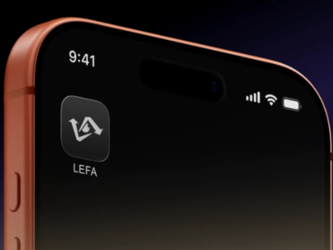Mockup 3 du projet LEFA
