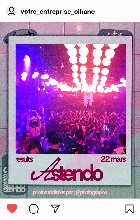 Post, photo de soirée Astendo
