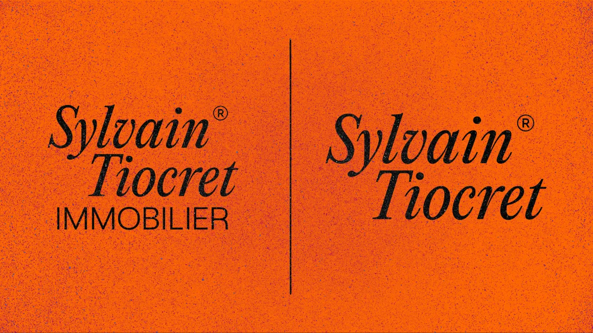 Déclinaison du logo Sylvain Tiocret Immobilier